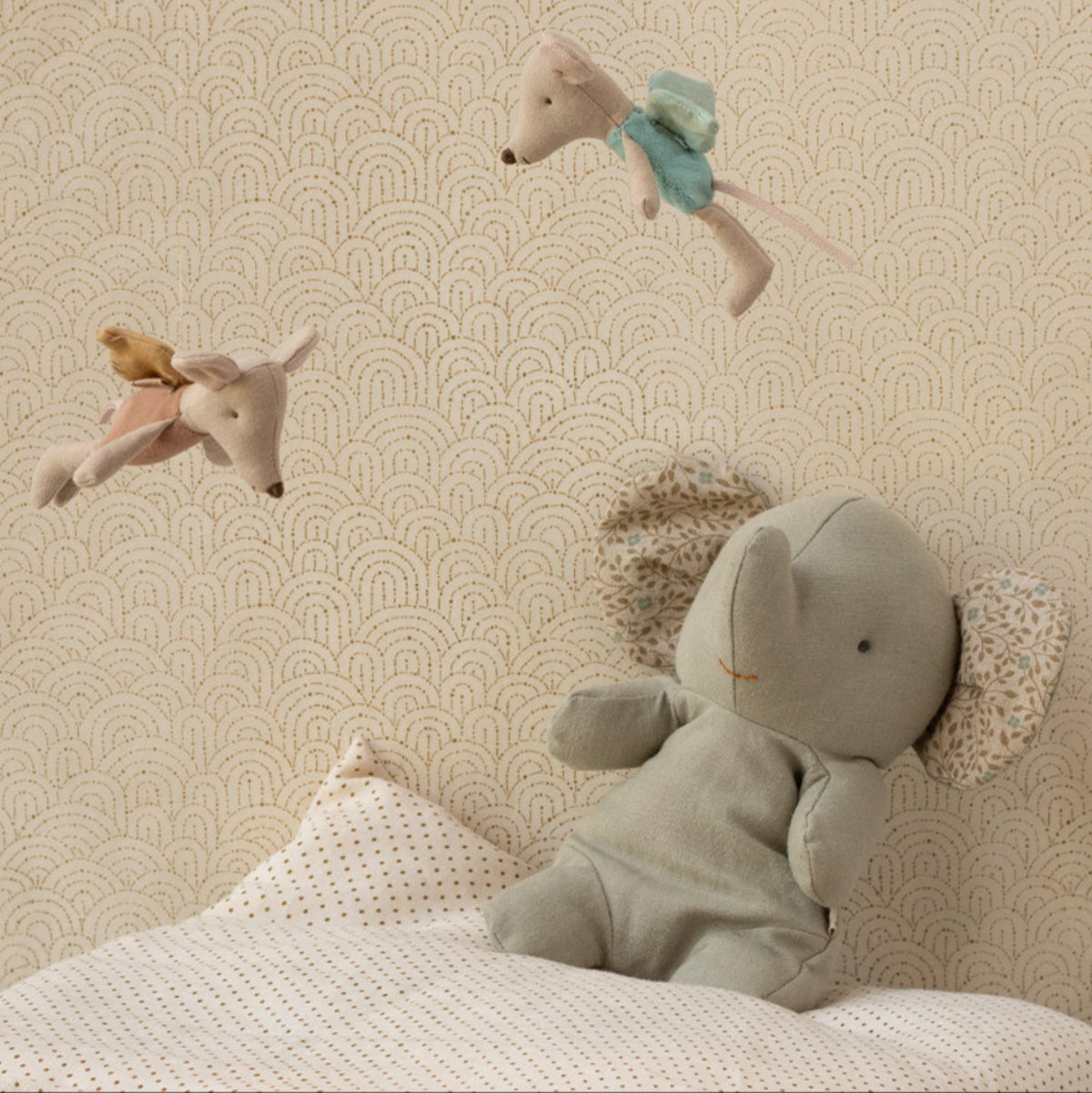 Maileg Safari Friends Small Elephant, Iron Grey