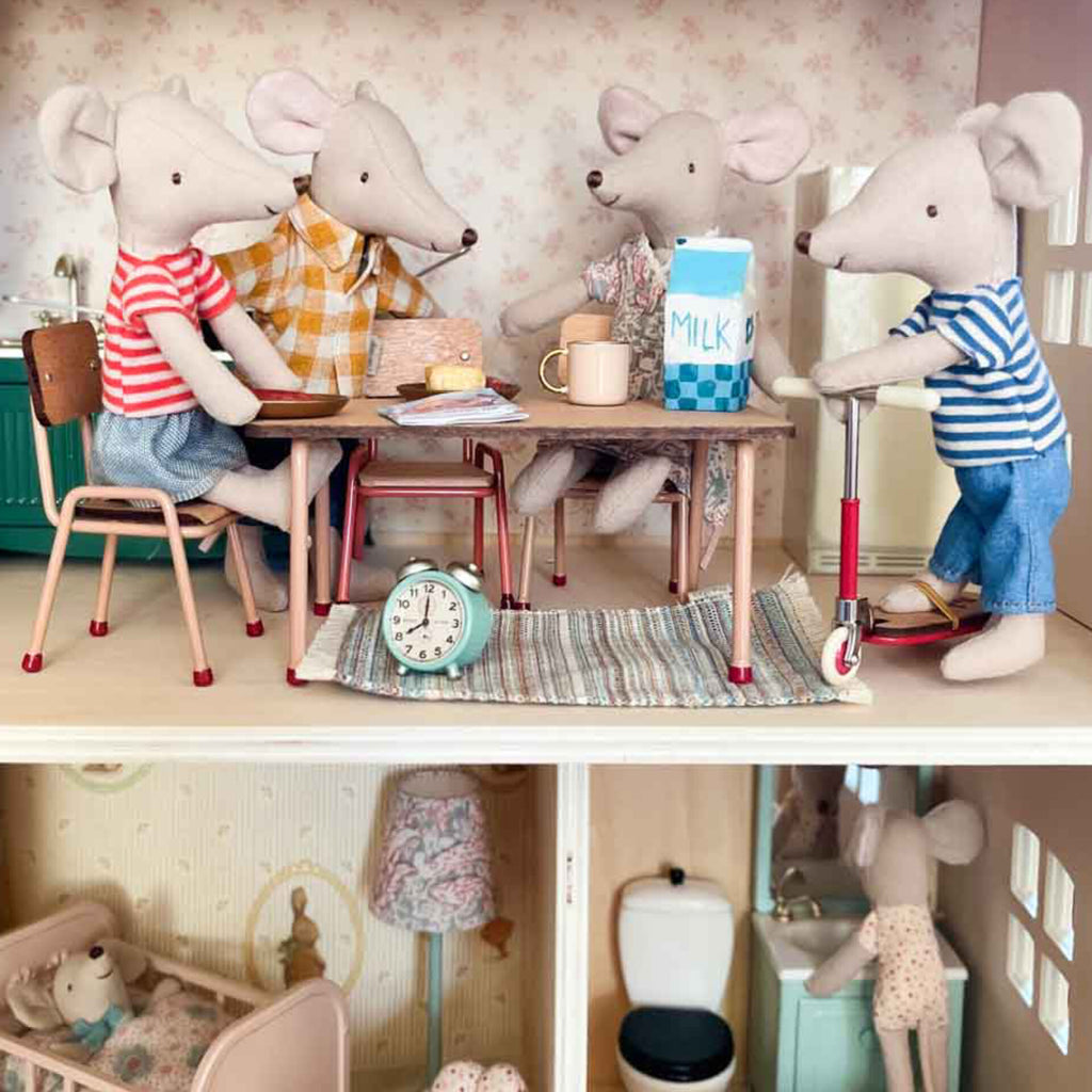 Maileg Big Sister Mouse with Red striped Shirt