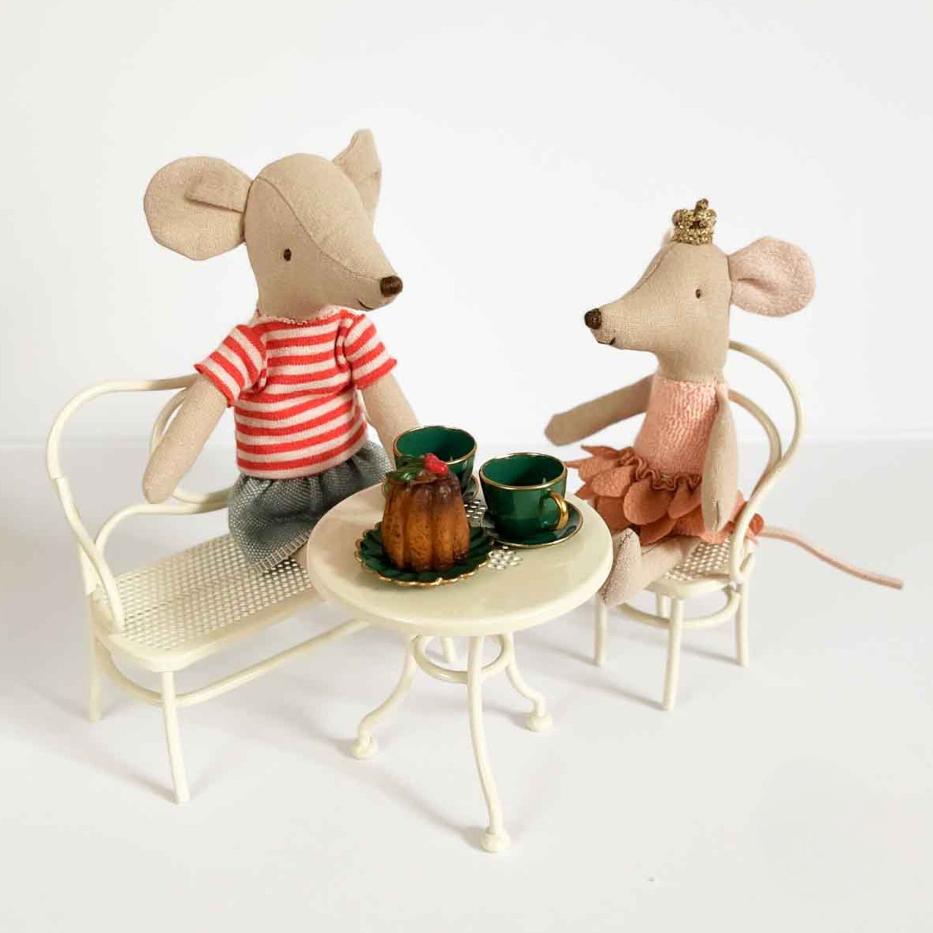 Maileg Big Sister Mouse with Red striped Shirt