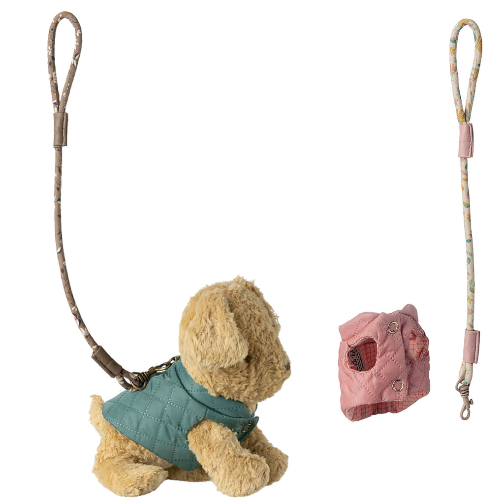 Maileg Harness and leash for Small Puppy
